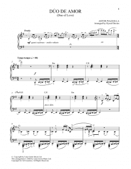 page one of Duo De Amor (Piano Solo)