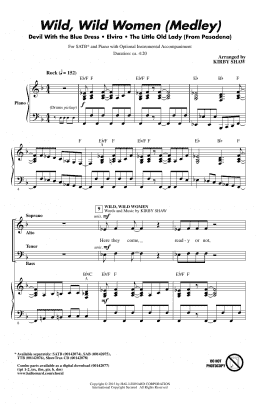 page one of Wild, Wild Women (Medley) (SATB Choir)