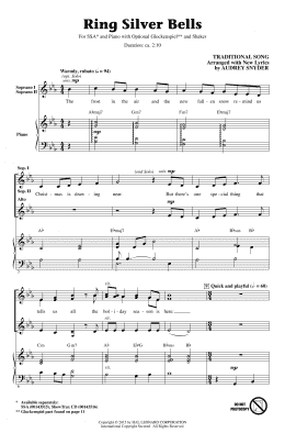 page one of Ring Silver Bells (SSA Choir)