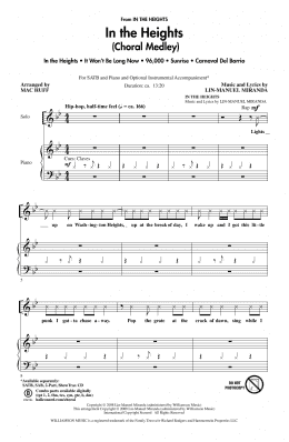 page one of In The Heights (Choral Medley) (arr. Mac Huff) (SATB Choir)