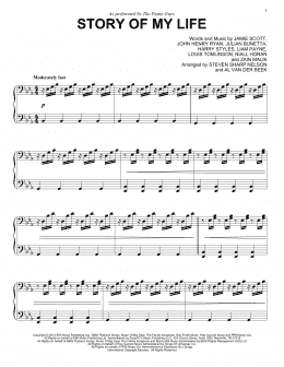 page one of Story Of My Life (Piano Solo)