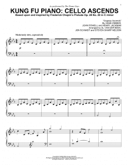 page one of Kung Fu Piano: Cello Ascends (Piano Solo)