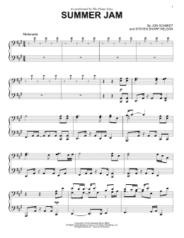 page one of Summer Jam (Piano Solo)