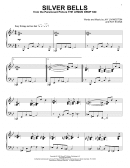 page one of Silver Bells (Piano Solo)