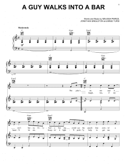 page one of Guy Walks Into A Bar (Piano, Vocal & Guitar Chords (Right-Hand Melody))