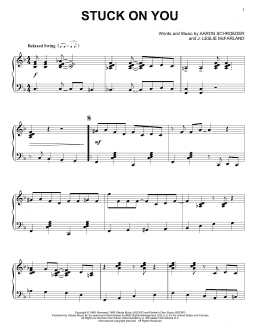 page one of Stuck On You (Piano Solo)