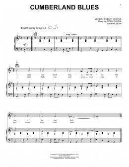 page one of Cumberland Blues (Piano, Vocal & Guitar Chords (Right-Hand Melody))