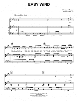 page one of Easy Wind (Piano, Vocal & Guitar Chords (Right-Hand Melody))