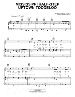 page one of Mississippi Half-Step Uptown Toodeloo (Piano, Vocal & Guitar Chords (Right-Hand Melody))