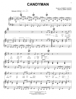 page one of Candyman (Piano, Vocal & Guitar Chords (Right-Hand Melody))