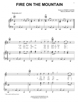 page one of Fire On The Mountain (Piano, Vocal & Guitar Chords (Right-Hand Melody))