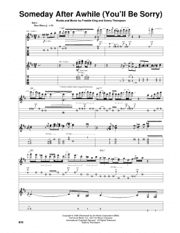 page one of Someday, After Awhile (You'll Be Sorry) (Guitar Tab)