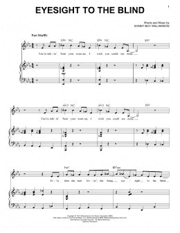 page one of Eyesight To The Blind (Piano & Vocal)
