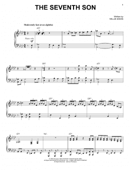 page one of The Seventh Son (Piano & Vocal)