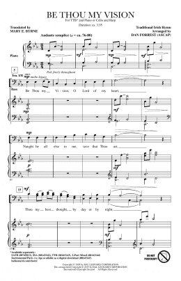 page one of Be Thou My Vision (TTBB Choir)