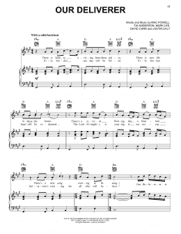 page one of Our Deliverer (Piano, Vocal & Guitar Chords (Right-Hand Melody))