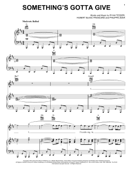 page one of Something's Gotta Give (Piano, Vocal & Guitar Chords (Right-Hand Melody))