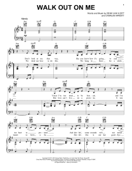 page one of Walk Out On Me (Piano, Vocal & Guitar Chords (Right-Hand Melody))