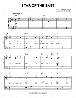 page one of Star Of The East (Easy Piano)