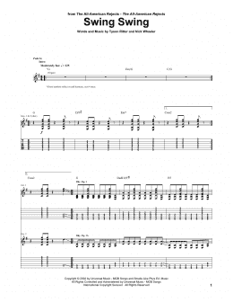 page one of Swing Swing (Guitar Tab)