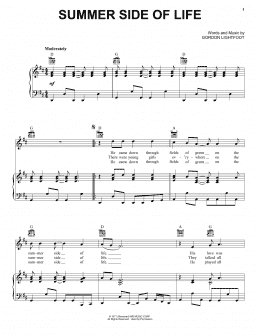 page one of Summer Side Of Life (Piano, Vocal & Guitar Chords (Right-Hand Melody))