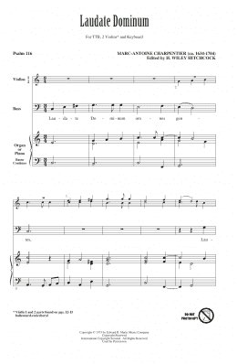 page one of Laudate Dominum (TTBB Choir)