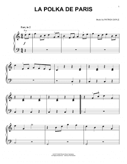page one of La Polka De Paris (Easy Piano)