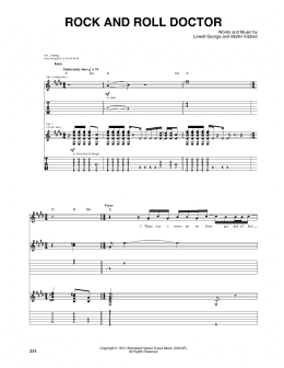 page one of Rock And Roll Doctor (Guitar Tab)