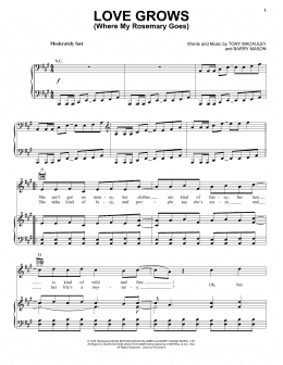 page one of Love Grows (Where My Rosemary Goes) (Piano, Vocal & Guitar Chords (Right-Hand Melody))