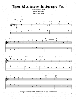 page one of There Will Never Be Another You (Solo Guitar)