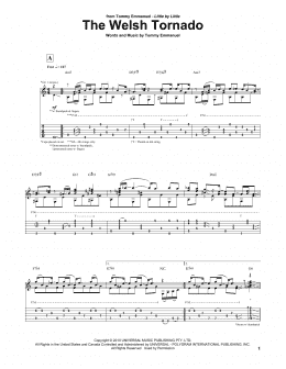 page one of The Welsh Tornado (Guitar Tab)