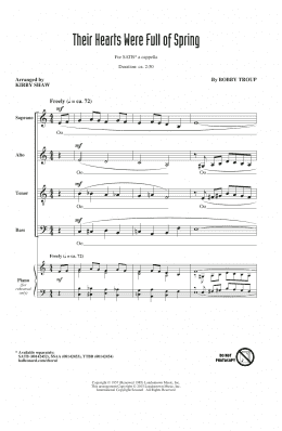 page one of Their Hearts Were Full Of Spring (SATB Choir)