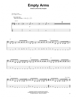 page one of Empty Arms (Bass Guitar Tab)