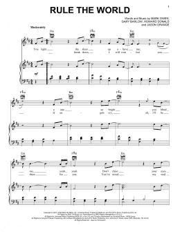 page one of Rule The World (Piano, Vocal & Guitar Chords (Right-Hand Melody))