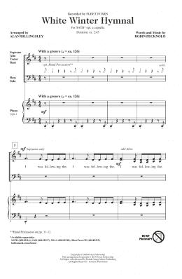 page one of White Winter Hymnal (arr. Alan Billingsley) (SATB Choir)
