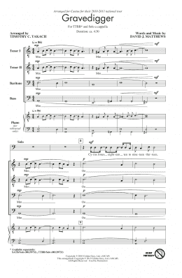 page one of Gravedigger (Choir)