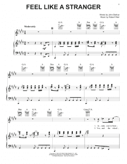 page one of Feel Like A Stranger (Piano, Vocal & Guitar Chords (Right-Hand Melody))
