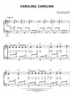 page one of Caroling, Caroling (Accordion)