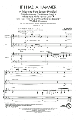 page one of If I Had A Hammer (The Hammer Song) (SSA Choir)