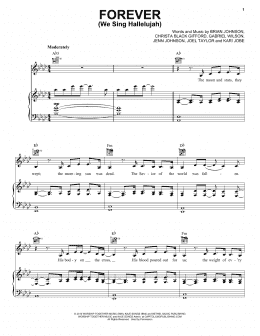 page one of Forever (We Sing Hallelujah) (Piano, Vocal & Guitar Chords (Right-Hand Melody))