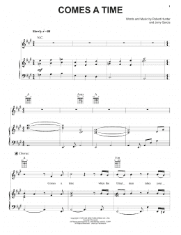page one of Comes A Time (Piano, Vocal & Guitar Chords (Right-Hand Melody))