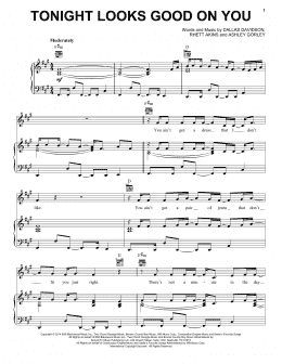 page one of Tonight Looks Good On You (Piano, Vocal & Guitar Chords (Right-Hand Melody))
