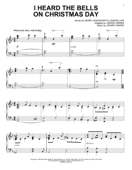 page one of I Heard The Bells On Christmas Day (Piano Solo)
