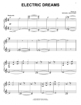 page one of Electric Dreams (Piano Solo)
