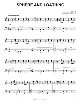 page one of Sphere And Loathing (Piano Solo)