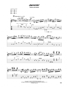 page one of Jammin' (Guitar Tab)