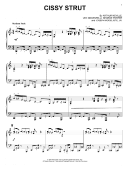 page one of Cissy Strut (Piano Solo)