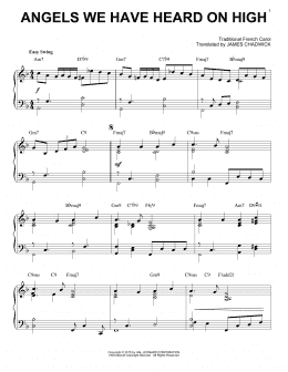 page one of Angels We Have Heard On High [Jazz version] (arr. Brent Edstrom) (Piano Solo)