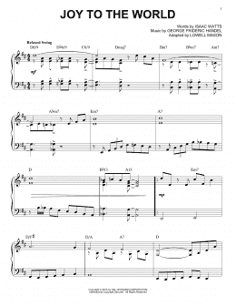 page one of Joy To The World [Jazz version] (arr. Brent Edstrom) (Piano Solo)