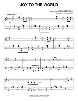 page one of Joy To The World (Piano Solo)